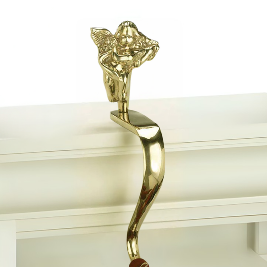 Victorian Angel Stocking Holder - Jefferson Brass Company