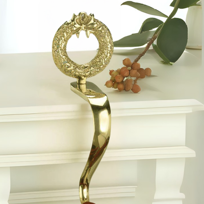 Wreath Stocking Hanger - Jefferson Brass Company