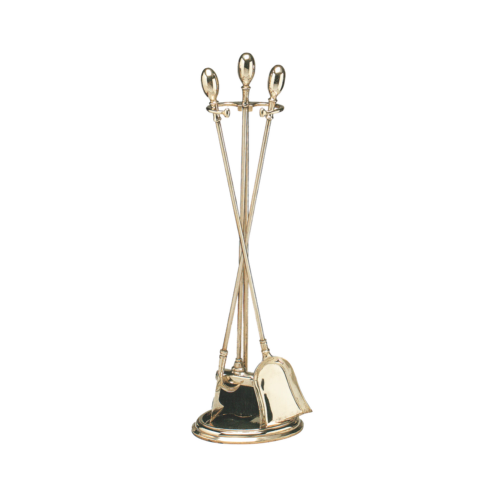 Fireplace Tool Set Brass