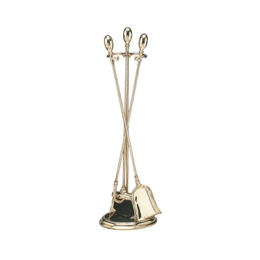 Fireplace Tool Set Brass - Jefferson Brass Company