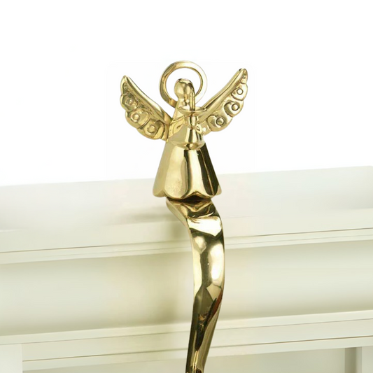 Candlelight Angel Stocking Holder - Jefferson Brass Company