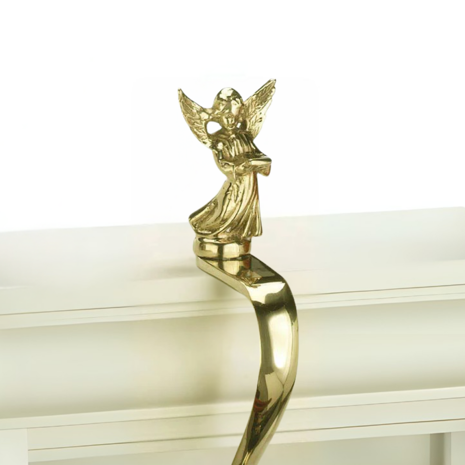 Classic Angel Stocking Hanger - Jefferson Brass Company