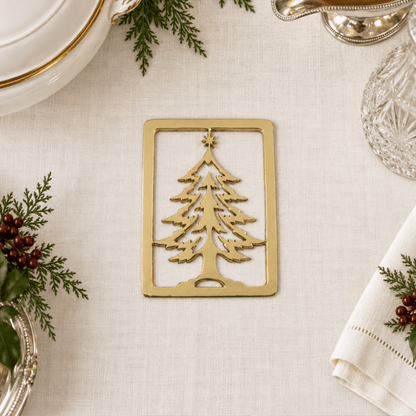 Christmas Tree Holiday Trivet