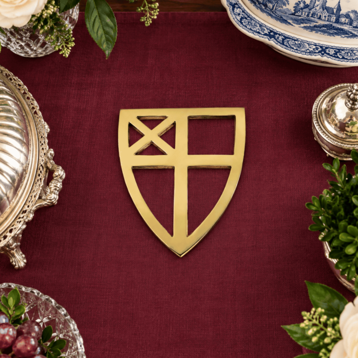 Episcopal Brass Trivet