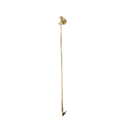 Virginia Brass Blow Poker with Mounting Hook - Jefferson Brass Company