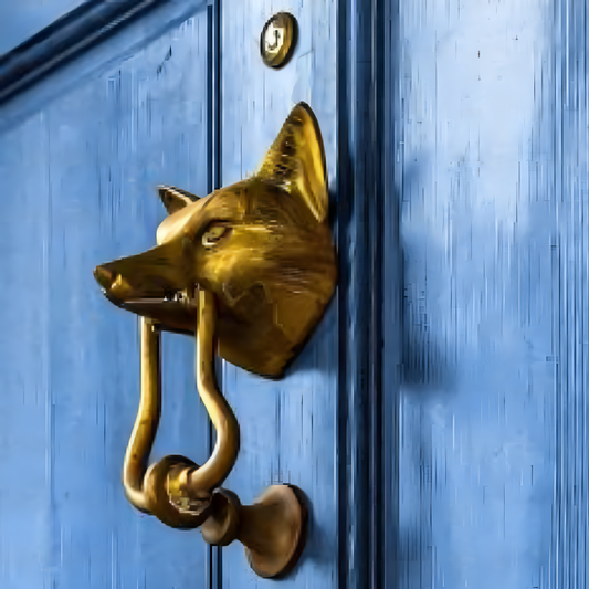 Fox Door Knocker - Jefferson Brass Company