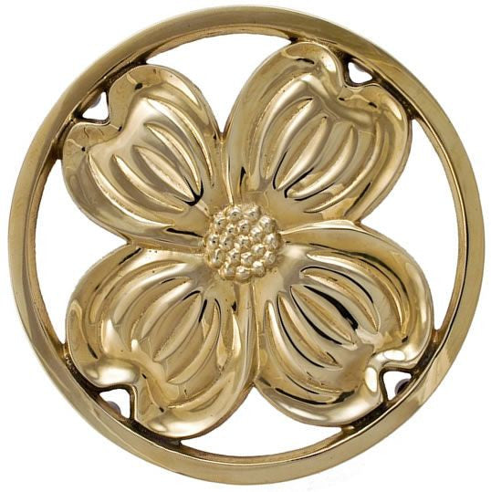 Brass Dogwood Trivet