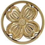 Brass Dogwood Trivet - Jefferson Brass Company