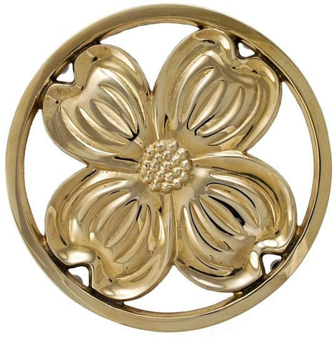 Brass Dogwood Trivet