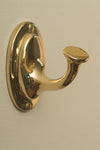 Small Brass Coat Hook - Jefferson Brass Company