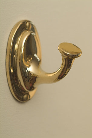 Small Brass Coat Hook – Jefferson Brass Company