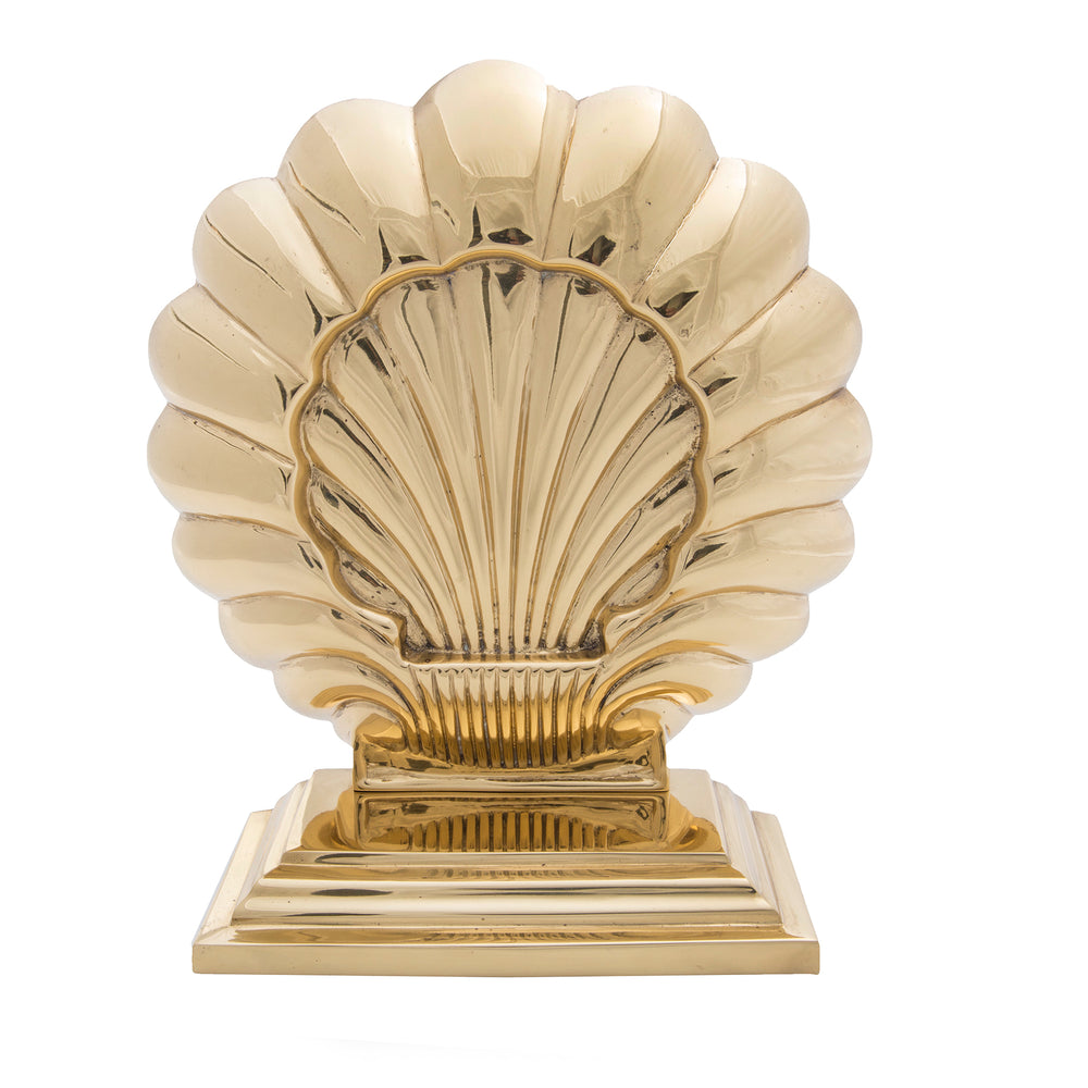 Art Deco Bookend - Double Shell