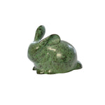 Brass Rabbit Garden Ornament #1 with Verdigris Patina - Jefferson Brass Company