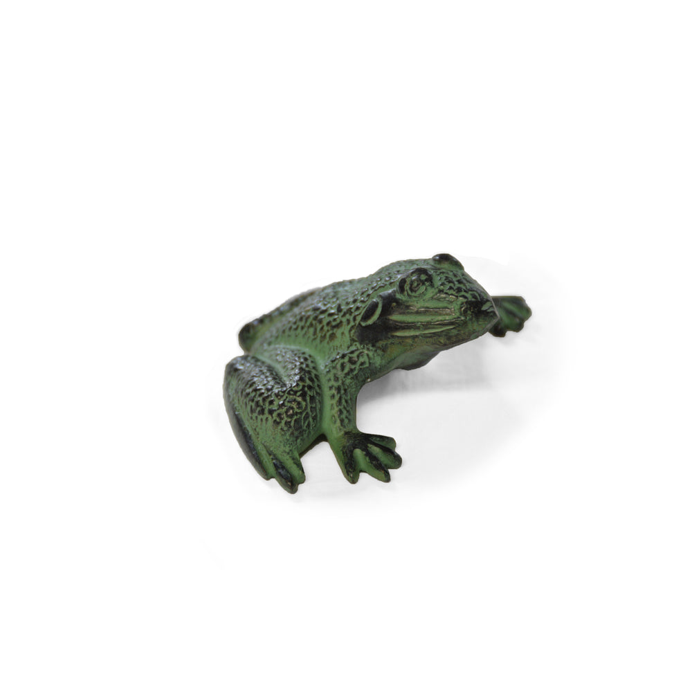 Brass Toad Garden Ornament