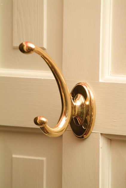 Large Brass Coat Hook