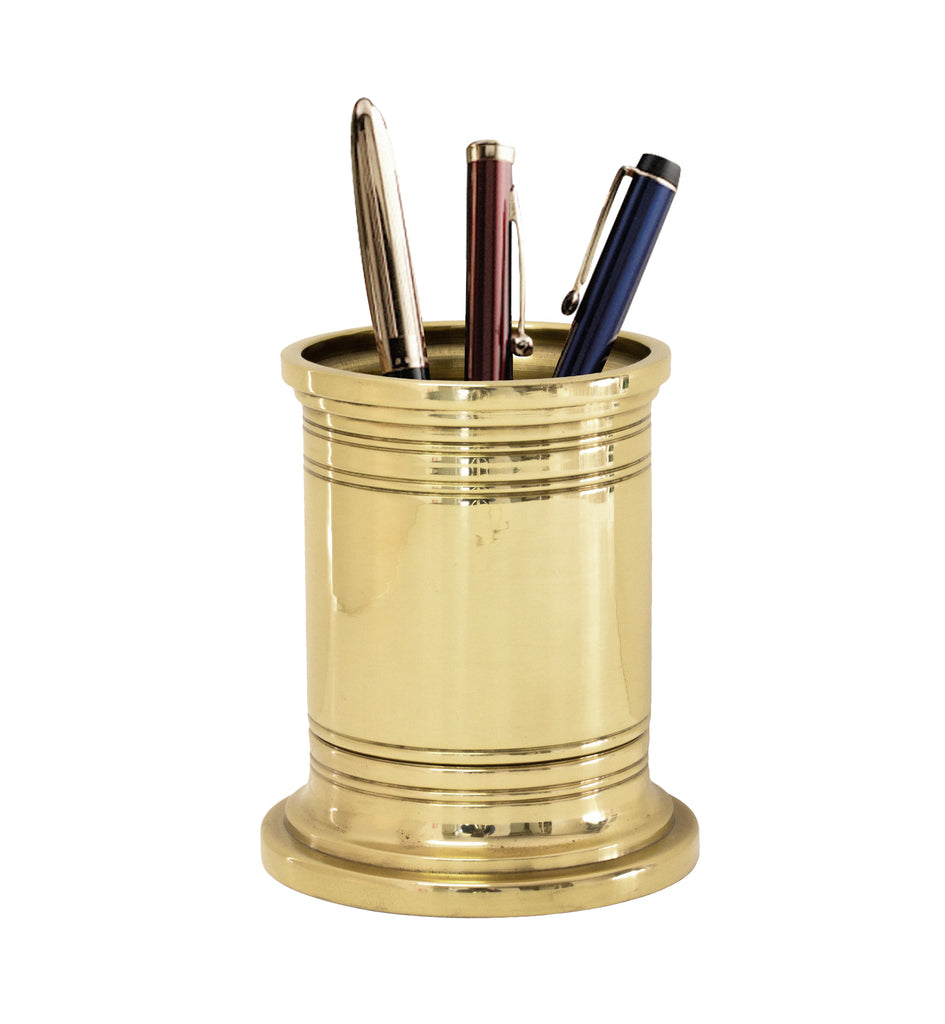 Personalized Office Pen & Pencil Holder - Sophisticated Style