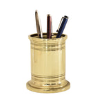 Executive Brass Pencil Cup and Holder - Jefferson Brass Company