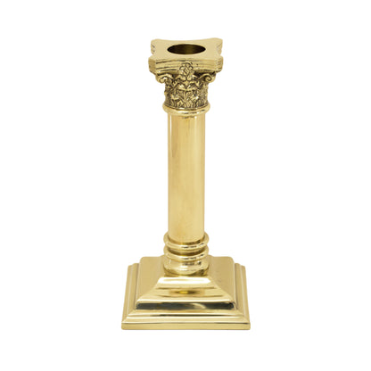 Richmond Corinthian Brass Candle Holder - Jefferson Brass Company