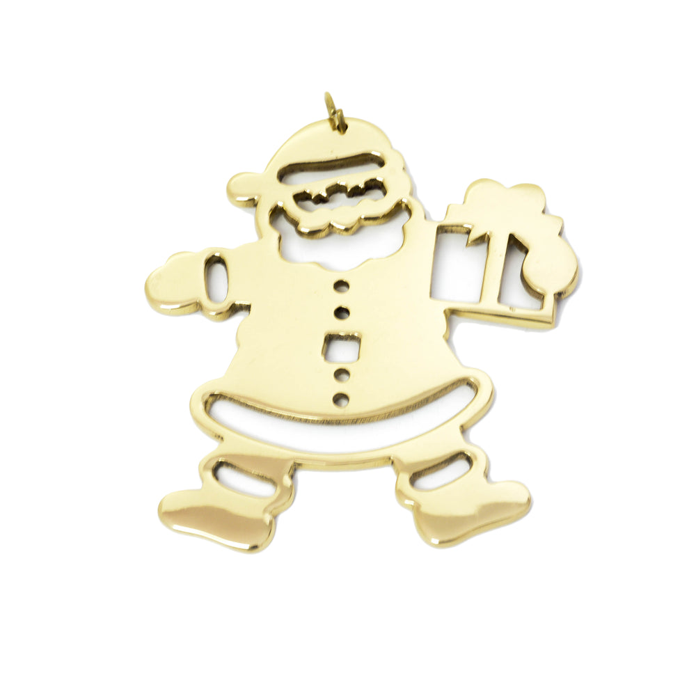 Silhouette Santa Ornament