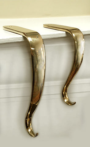 Large Stocking Hanger - Jefferson Brass Company