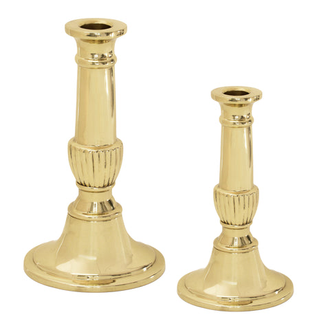 Solid Brass Candlestick Holders – Sunday Stroll