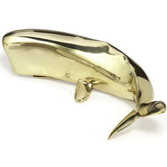Solid Brass Whale