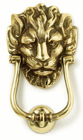 Lion Door Knocker - Jefferson Brass Company