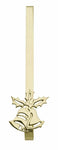 Holiday Bells Christmas Wreath Hanger - Jefferson Brass Company