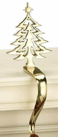 Silhouette Tree Stocking Holder - Jefferson Brass Company