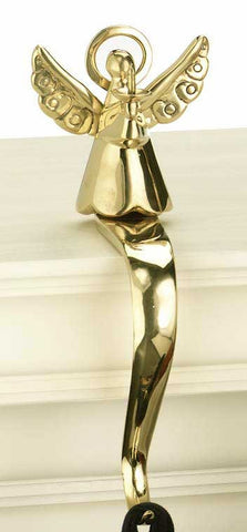Candlelight Angel Stocking Holder - Jefferson Brass Company