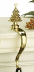 Traditional Christmas Tree Stocking Holder - Jefferson Brass Company