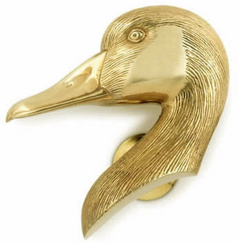 Goose Door Knocker - Jefferson Brass Company